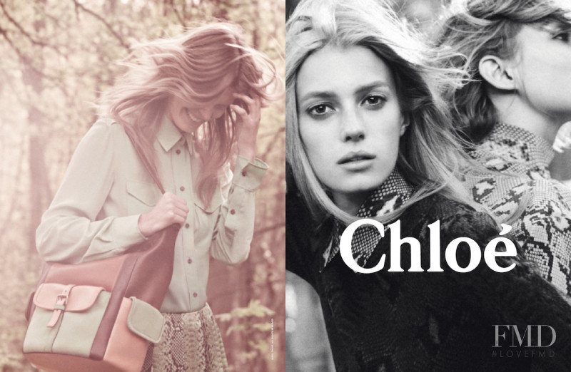Arizona Muse featured in  the Chloe advertisement for Autumn/Winter 2011