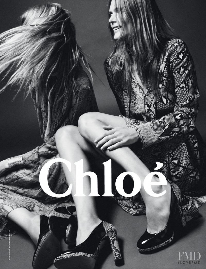 Malgosia Bela featured in  the Chloe advertisement for Autumn/Winter 2011