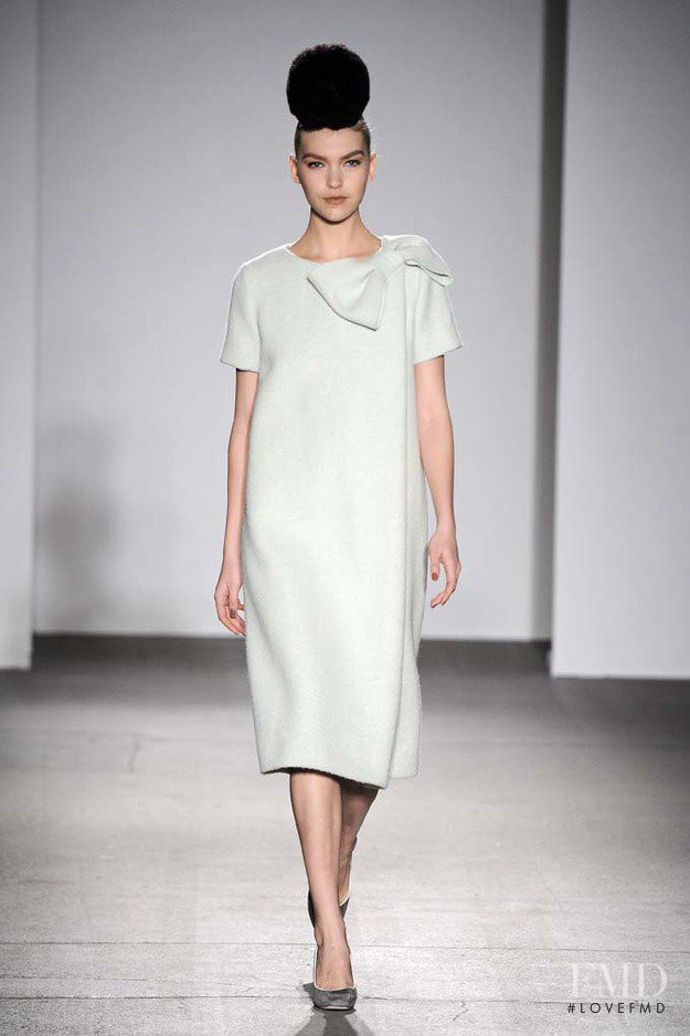Arizona Muse featured in  the Isaac Mizrahi fashion show for Autumn/Winter 2011