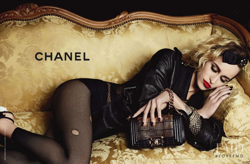 Alice Dellal featured in  the Chanel advertisement for Spring/Summer 2012