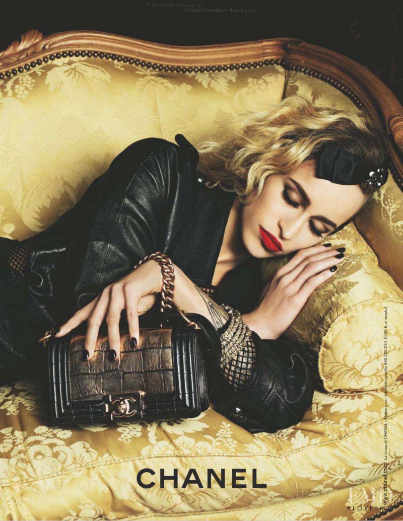 Alice Dellal featured in  the Chanel advertisement for Spring/Summer 2012