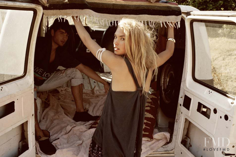 Arizona Muse featured in  the Wildfox We Sleep Under the Stars lookbook for Spring/Summer 2008