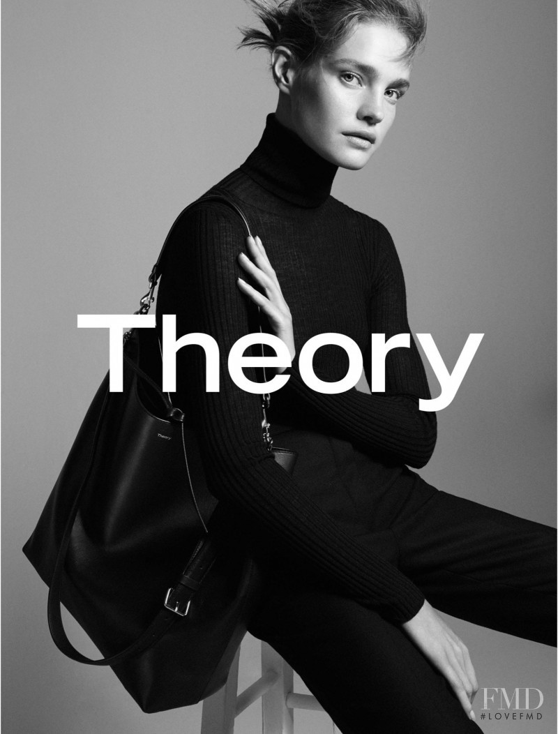 Natalia Vodianova featured in  the Theory advertisement for Autumn/Winter 2015