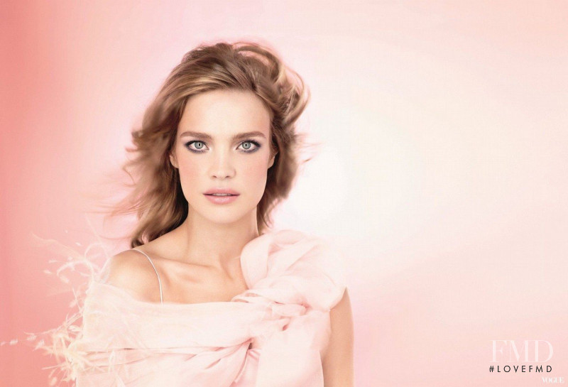 Natalia Vodianova featured in  the Guerlain Blanc de Perle Collection advertisement for Spring/Summer 2015