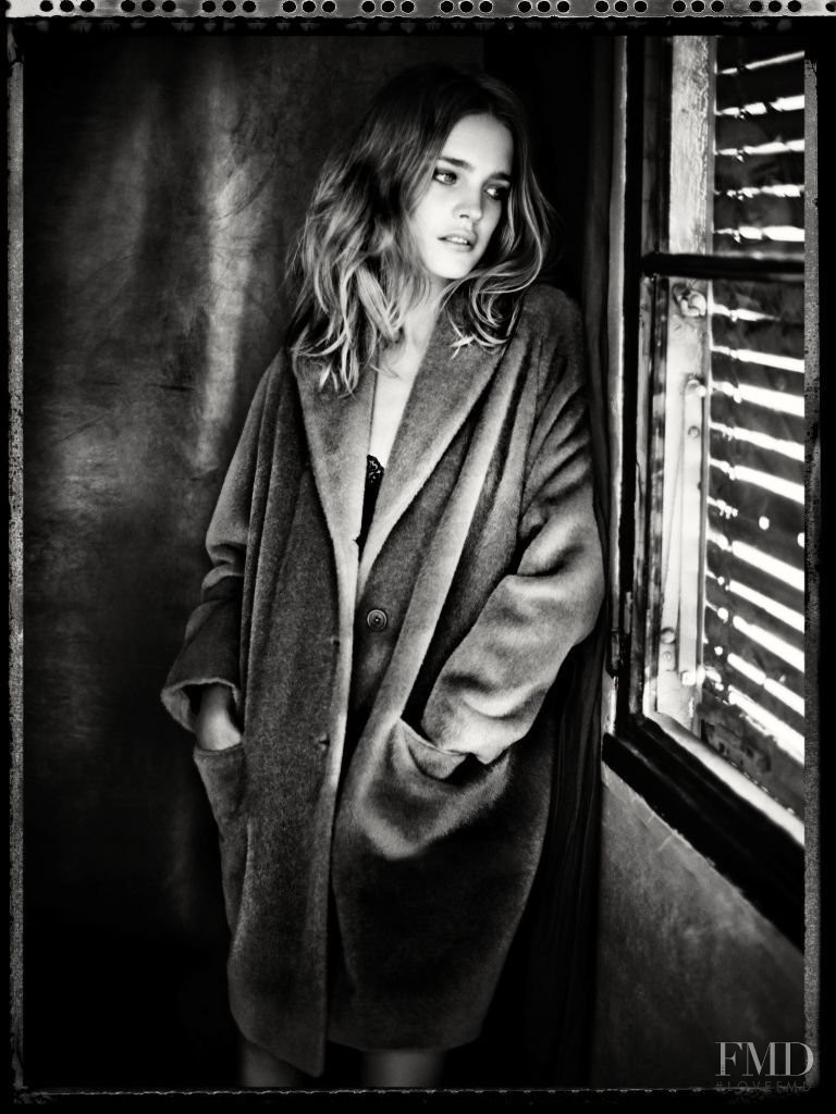 Natalia Vodianova featured in  the Aspesi advertisement for Autumn/Winter 2014