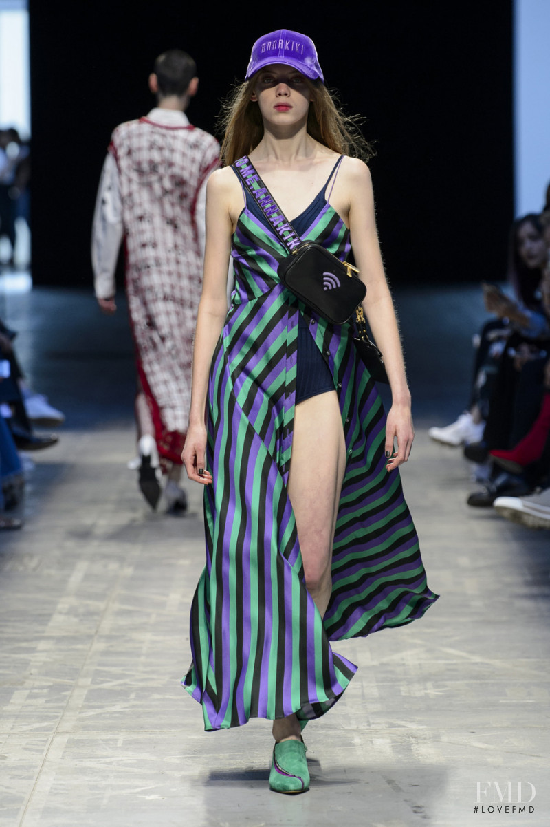 Mariana Zaragoza featured in  the Annakiki fashion show for Spring/Summer 2018