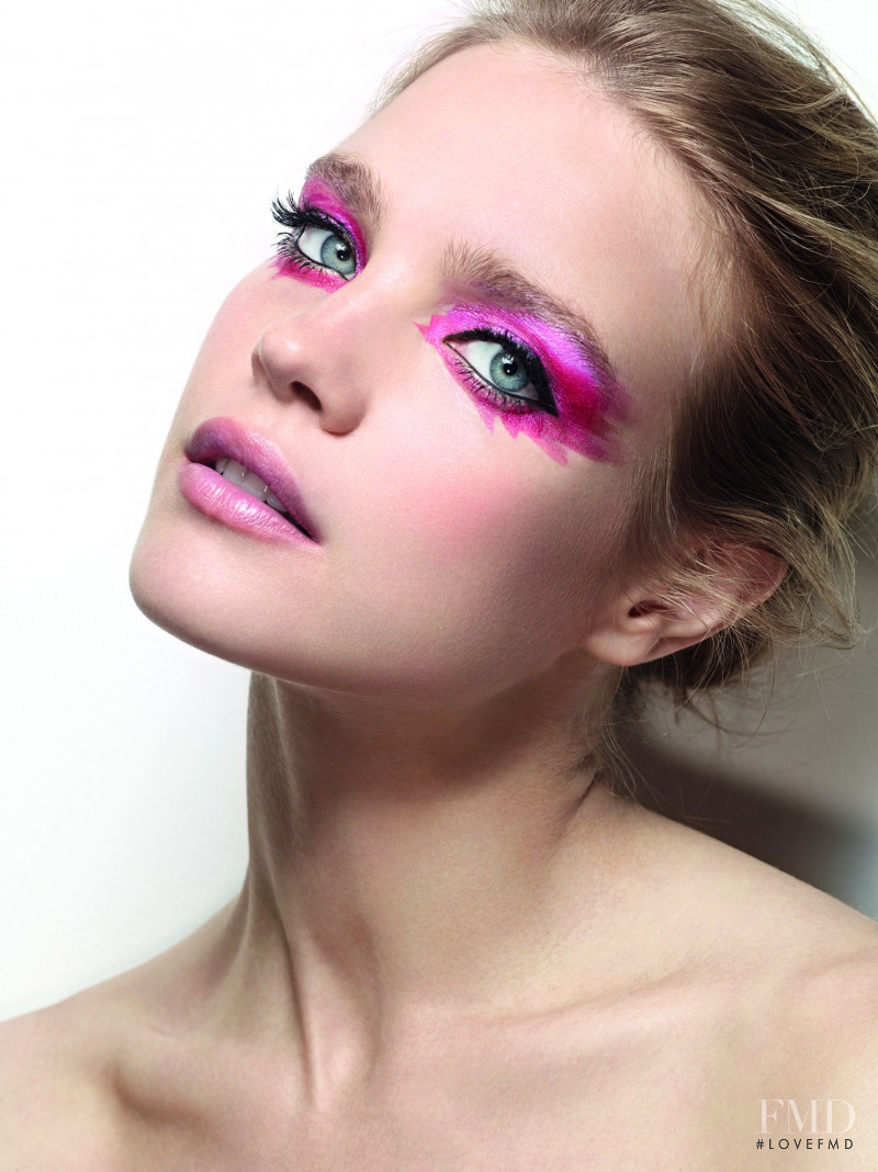 Natalia Vodianova featured in  the Etam Push up your beauty catalogue for Autumn/Winter 2014