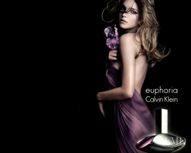 Natalia Vodianova featured in  the Calvin Klein Fragrance advertisement for Autumn/Winter 2013