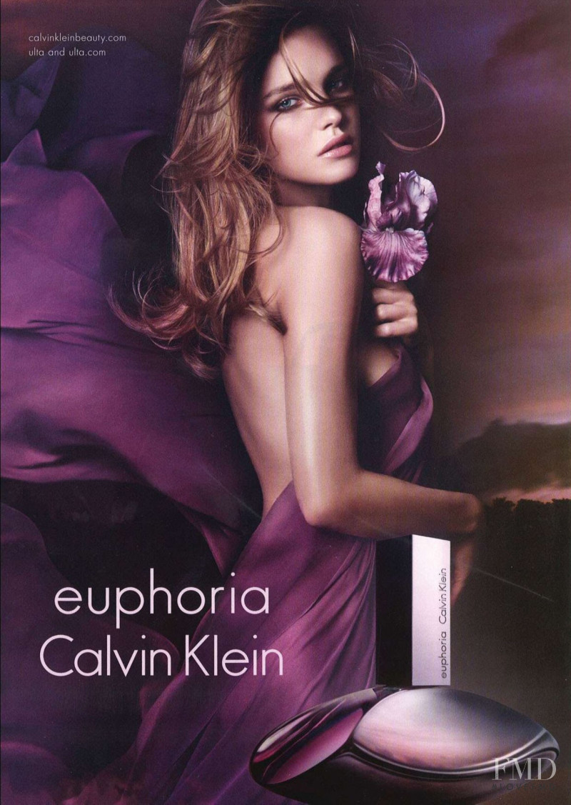 Natalia Vodianova featured in  the Calvin Klein Fragrance advertisement for Autumn/Winter 2013