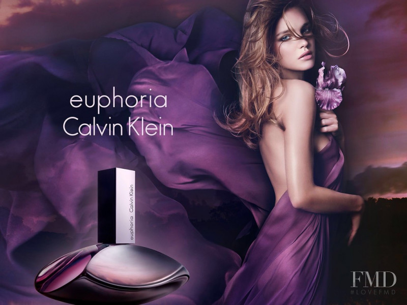 Natalia Vodianova featured in  the Calvin Klein Fragrance advertisement for Autumn/Winter 2013