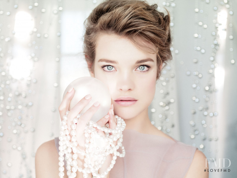 Natalia Vodianova featured in  the Guerlain advertisement for Spring 2013