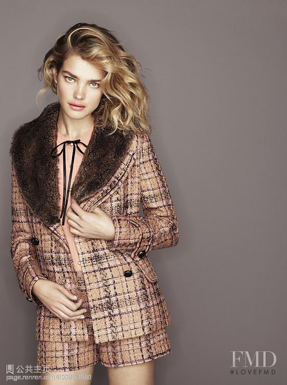 Natalia Vodianova featured in  the Etam Clothing lookbook for Autumn/Winter 2012