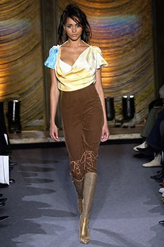 Zac Posen fashion show for Autumn/Winter 2003