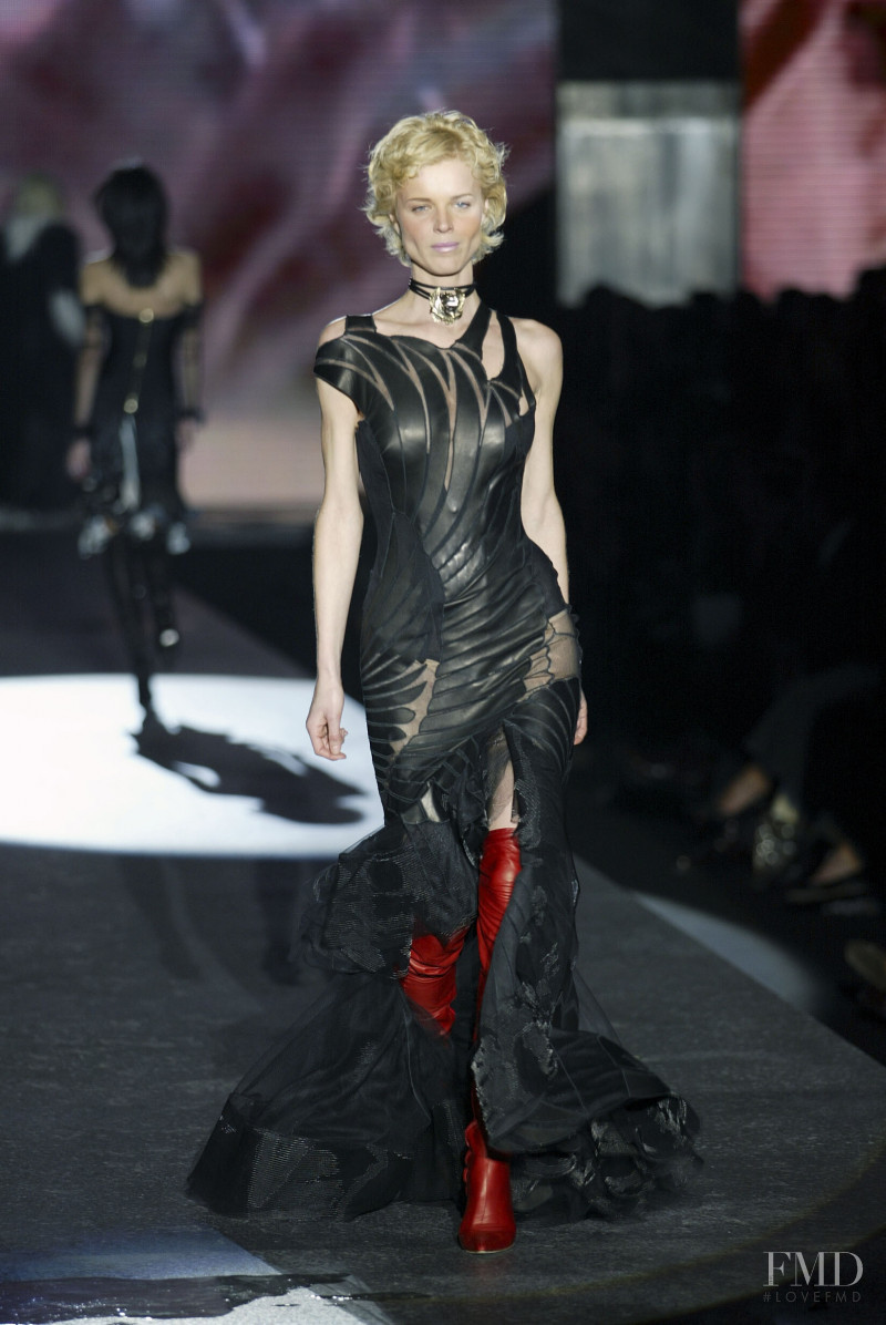 Eva Herzigova featured in  the Roberto Cavalli fashion show for Autumn/Winter 2003