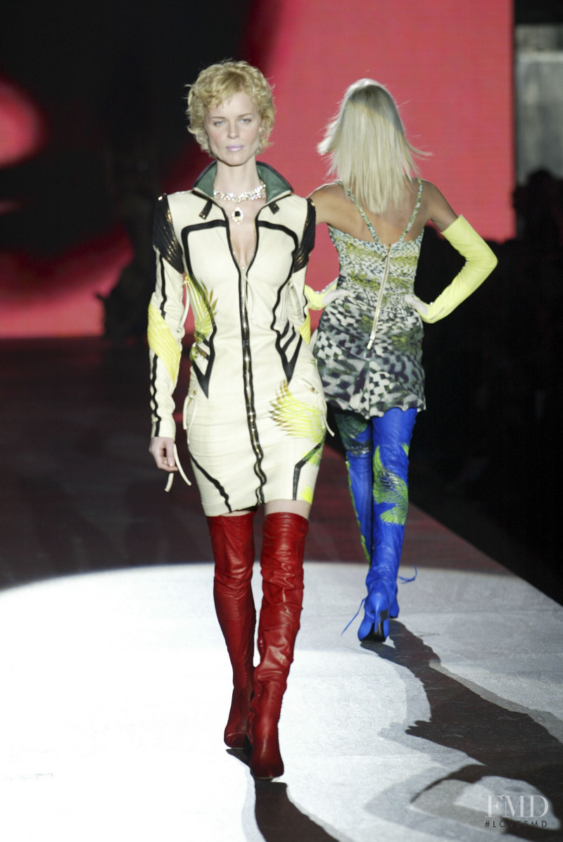 Eva Herzigova featured in  the Roberto Cavalli fashion show for Autumn/Winter 2003