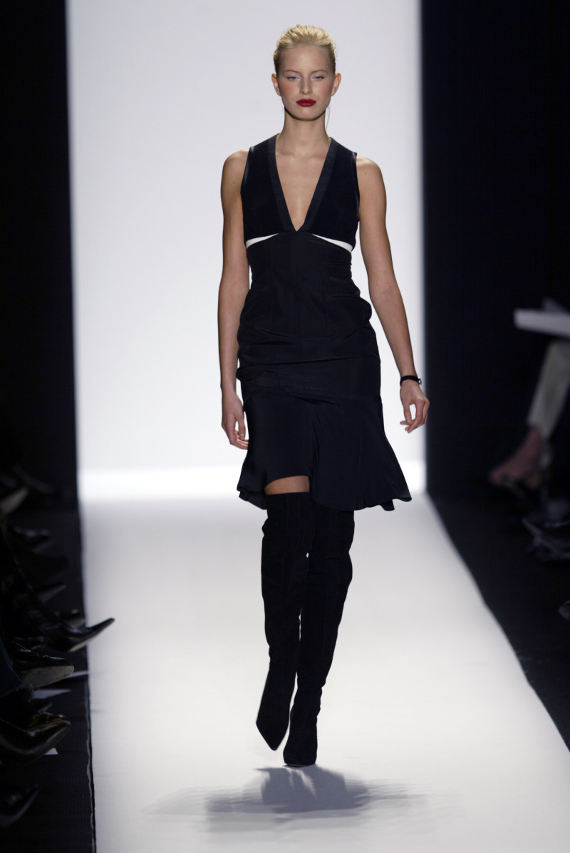 Karolina Kurkova featured in  the Narciso Rodriguez fashion show for Autumn/Winter 2003