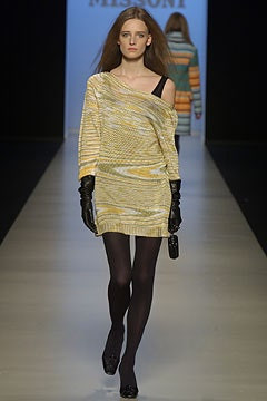 Missoni fashion show for Autumn/Winter 2003