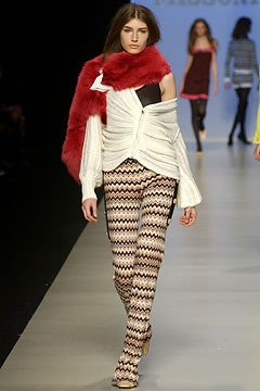 Missoni fashion show for Autumn/Winter 2003