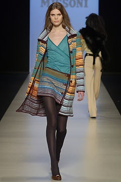 Missoni fashion show for Autumn/Winter 2003