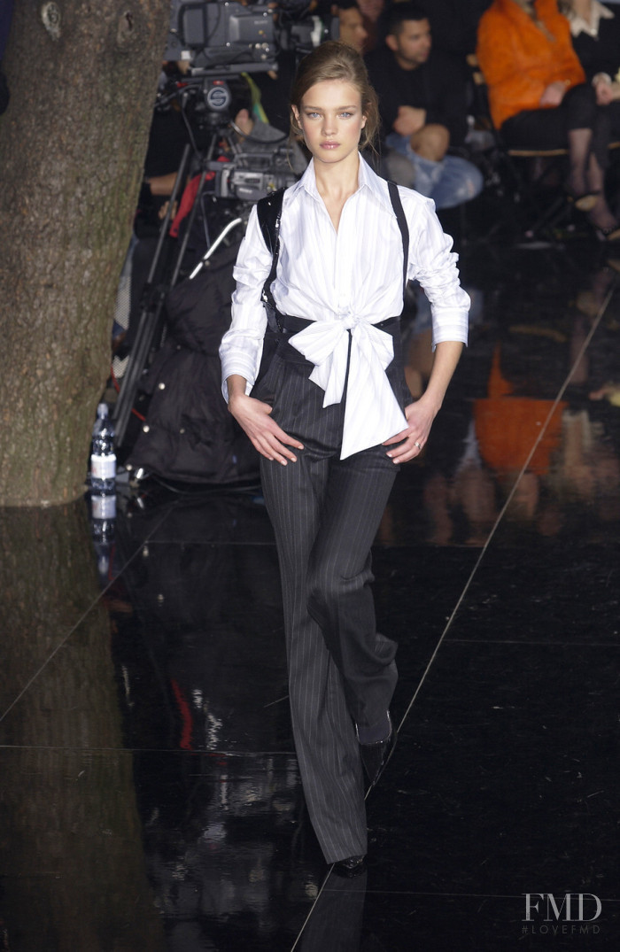 Natalia Vodianova featured in  the Dolce & Gabbana fashion show for Autumn/Winter 2003