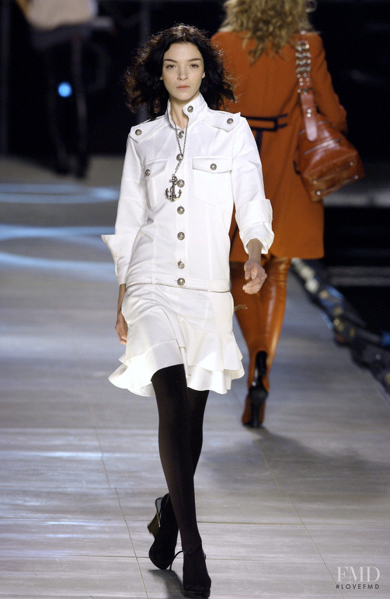Mariacarla Boscono featured in  the Chloe fashion show for Autumn/Winter 2003