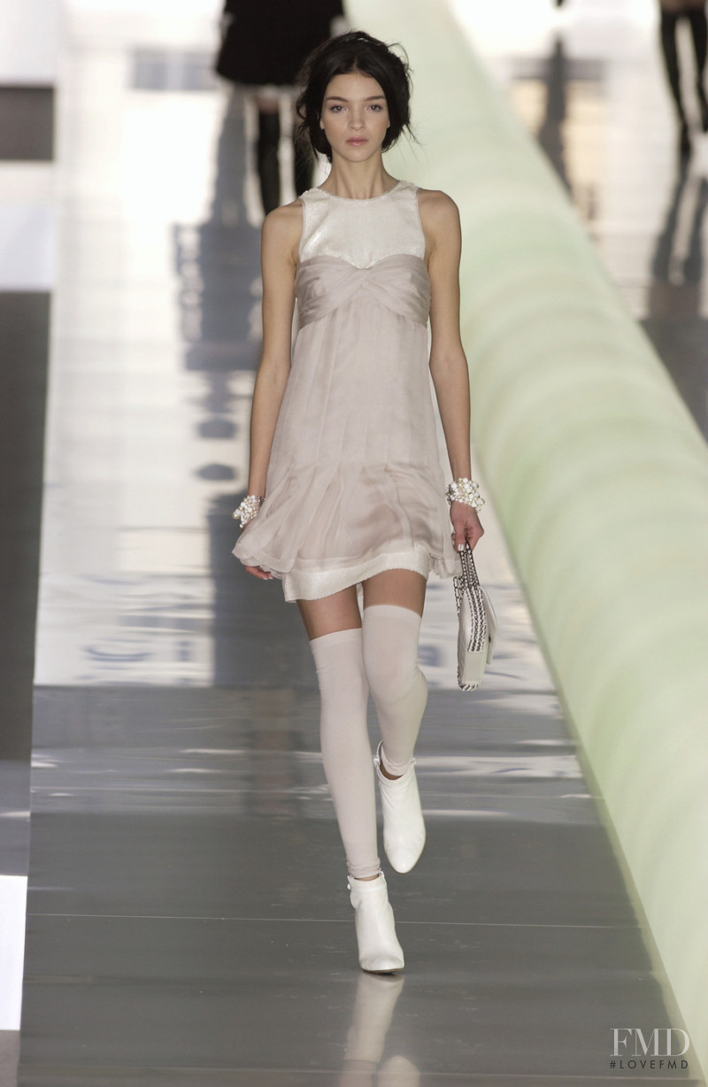 Mariacarla Boscono featured in  the Chanel fashion show for Autumn/Winter 2003