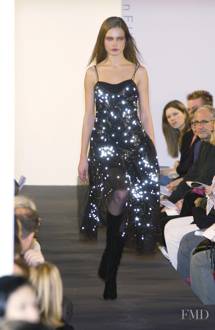 Natalia Vodianova featured in  the Diane Von Furstenberg fashion show for Autumn/Winter 2003