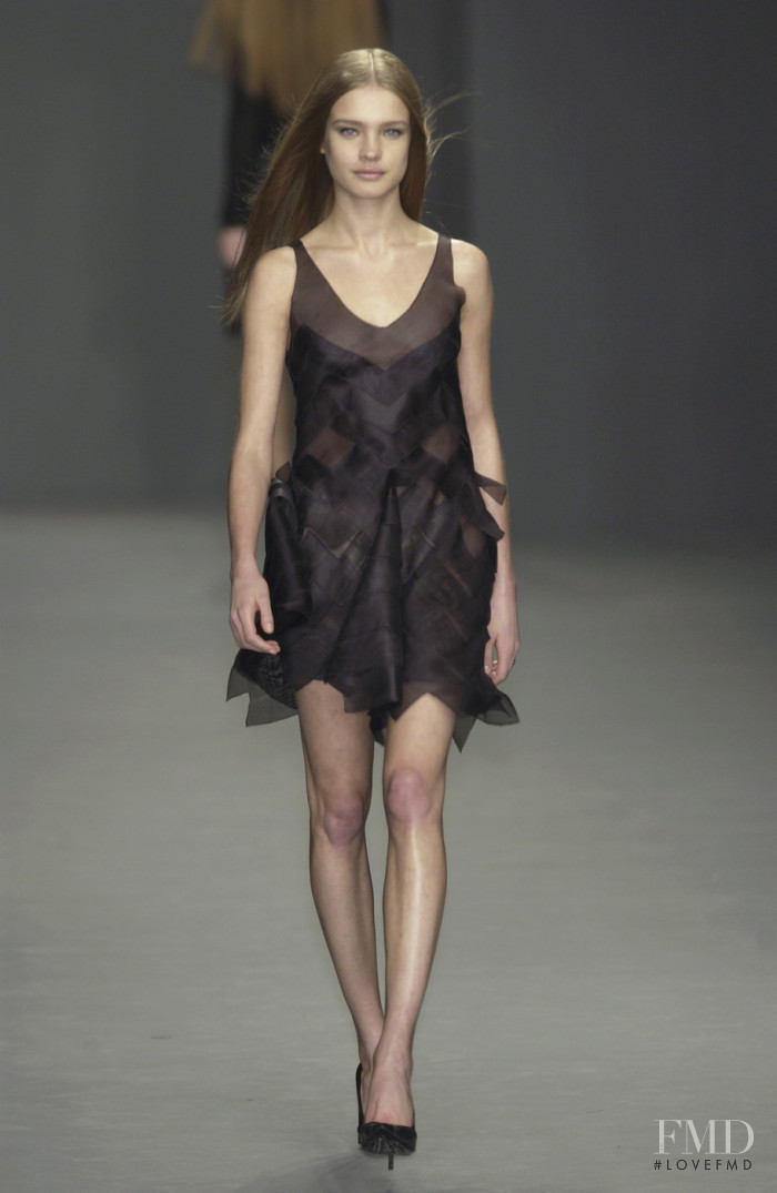 Natalia Vodianova featured in  the Calvin Klein 205W39NYC fashion show for Autumn/Winter 2003