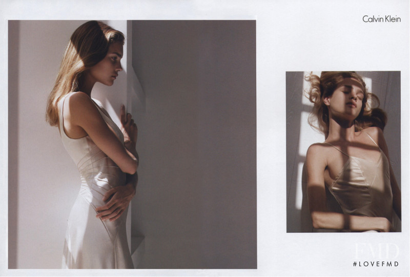 Natalia Vodianova featured in  the Calvin Klein advertisement for Spring/Summer 2003