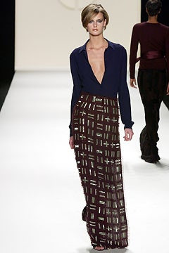 Bill Blass fashion show for Autumn/Winter 2003