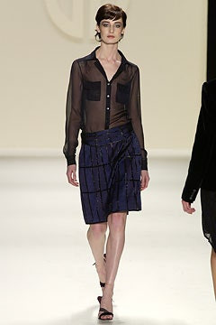 Bill Blass fashion show for Autumn/Winter 2003