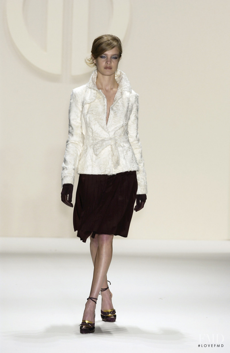 Natalia Vodianova featured in  the Bill Blass fashion show for Autumn/Winter 2003