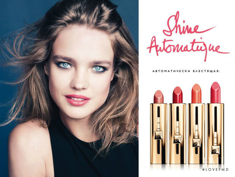 Natalia Vodianova featured in  the Guerlain advertisement for Spring/Summer 2012