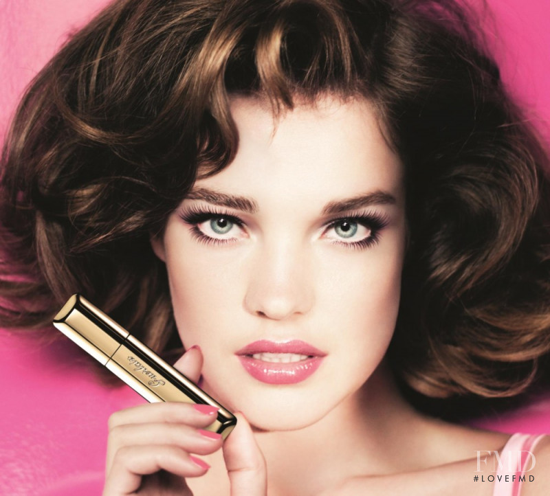 Natalia Vodianova featured in  the Guerlain Maxilash Cils dâ€™Enfer advertisement for Spring/Summer 2013
