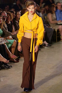 Zac Posen fashion show for Spring/Summer 2003