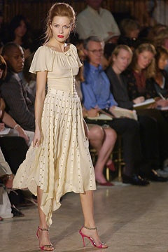 Zac Posen fashion show for Spring/Summer 2003