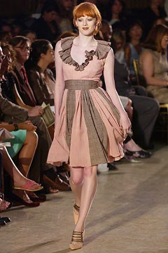 Zac Posen fashion show for Spring/Summer 2003