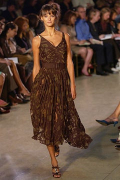 Zac Posen fashion show for Spring/Summer 2003