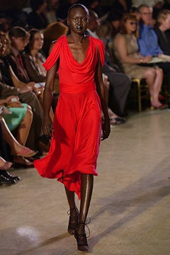 Zac Posen fashion show for Spring/Summer 2003