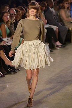 Zac Posen fashion show for Spring/Summer 2003