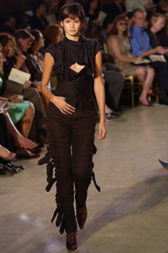 Zac Posen fashion show for Spring/Summer 2003