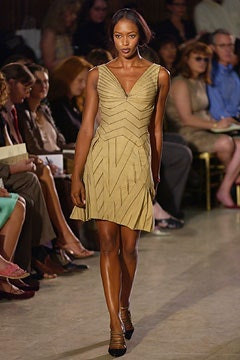 Zac Posen fashion show for Spring/Summer 2003