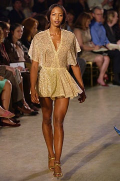 Zac Posen fashion show for Spring/Summer 2003