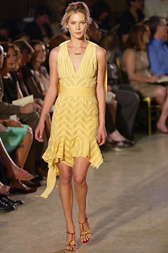 Zac Posen fashion show for Spring/Summer 2003