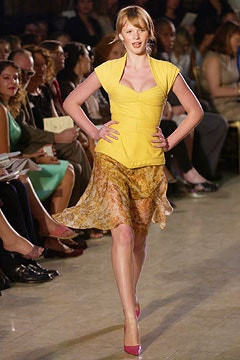 Zac Posen fashion show for Spring/Summer 2003