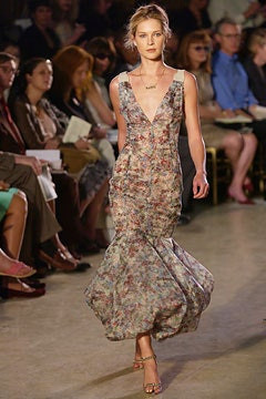Zac Posen fashion show for Spring/Summer 2003