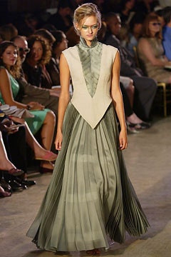 Zac Posen fashion show for Spring/Summer 2003
