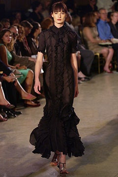 Zac Posen fashion show for Spring/Summer 2003