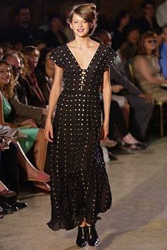 Zac Posen fashion show for Spring/Summer 2003