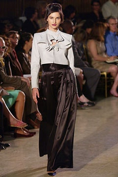 Zac Posen fashion show for Spring/Summer 2003